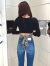 GYDA,ジェイダ,レオパード,BACK,リボン,テレコ,ロンＴ,長袖,Tシャツ,レディース,おしゃれ,かわいい,シンプル,カジュアル,072452722001