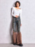 GYDA,ジェイダ,デニム,パンツ,ハイウエスト,LEG,2WAY,ECO,FUR,サイド,レース,アップ,フレア,デニム,パンツ,072562413301