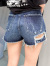 GYDA,ジェイダ,デニム,ショートパンツ,ハイウエスト,BACK,RIPPED,デニム,ショート,パンツ,レディース,夏,072522403001