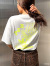 GYDA,BALLOON,BUNNY,BIG,Tシャツ,ジェイダ,Tシャツ,半袖,ロゴ,シンプル,おしゃれ,かわいい,ゆったり,大き目シルエット,072532710001