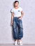 GYDA,ジェイダ,Tシャツ,半袖,GEMI,BUNNY,ショート,Tシャツ,ショート,シルエット,クロスモチーフ,セイクリッド,エッジ,072622703201