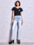 GYDA,ジェイダ,Tシャツ,半袖,GEMI,BUNNY,ショート,Tシャツ,ショート,シルエット,クロスモチーフ,セイクリッド,エッジ,072622703201