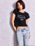 GYDA,ジェイダ,Tシャツ,半袖,Coca-Cola,bijou,ショート丈,Tシャツ,072642749801