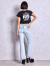 GYDA,ジェイダ,Tシャツ,半袖,GEMI,BUNNY,ショート,Tシャツ,ショート,シルエット,クロスモチーフ,セイクリッド,エッジ,072622703201