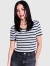 GYDA,ジェイダ,Tシャツ,半袖,ニット,symmetry,GYDA,プレート,ハーフ,スリーブ,ニット,TOPS,ロゴ,ブランド,ショート丈,伸縮,072632640001