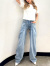 GYDA,ジェイダ,ハイウエスト,レイヤード,デザイン,2WAY,デニムパンツ,ショートパンツ,おしゃれ,かわいい,072432418901
