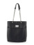 ファッション,通販,GYDA,ジェイダ,トートバッグ,チェーン,タテ型,フェイクレザー,ブラック,ロゴ,GY-B371,CHAIN,TOTE,BAG