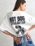 GYDA,ジェイダ,Tシャツ,レディ―ス,半袖,綿,100%,ゆったり,大きいサイズ,キャラクター,HOT,DOG,GYDALMATIAN,BIG,072522704801