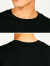 Hanes,KURO,ヘインズ,クロ,Tシャツ,長袖,黒T,綿100%,無地,スポーツ,カジュアル,パックT,ヘビーウエイト,HM4-C201