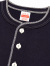 Healthknit,ヘルスニット,ヘンリーネック,Tシャツ,半袖,インディゴ染め,定番,丸胴編み,ネコ目ボタン,経年変化,ロープ染色,10070