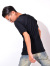 Hanes,ヘインズ,Tシャツ,半袖,BEEFY,ビーフィー,T,メンズ,レディース,ヘンリーネック,リブ,ブランド,無地,シンプル,HM1-T103