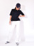 Hanes,ヘインズ,Tシャツ,レディース,HANES,UNDIES,アンディ―ズ,ゆったり,ラウンド,ハーフスリーブ,5分袖,ELBOW,LENGTH,HW4-P201