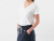 Hanes,ヘインズ,Tシャツ,ジャパンフィット,Vネック,レディース,半袖,無地,白,ホワイト,綿100%,2枚組,HW5125-997