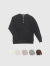 JEMORGAN,ジェーイーモーガン,ビッグ,ワッフル,サーマル,ヘンリー,Tシャツ,長袖,厚手,ワッフルT,肉厚,無地,インナー,アウター,JC187-52