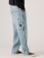 LEVIS,リーバイス,ダメージ,ダブルニー,デニム,パンツ,ジーンズ,ルーズ,ワイド,ペンキ加工,BIG,E,LEVI'S,568,A7367,0020