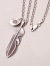 NORTH,WORKS,ノースワークス,フェザー,ネックレス,メンズ,レディース,コイン,シルバー,ターコイズ,トルコ石,LIBERTY,FEATHER,N-410