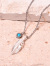 NORTH,WORKS,ノースワークス,フェザー,ネックレス,メンズ,レディース,コイン,シルバー,ターコイズ,MINI,FEATHER,N-615