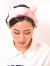 NICI,ニキ,ヘアバンド,洗顔,キャラクター,かわいい,ピッグ,シュナウザー,レパード,レディース,メンズ,NICI-2