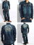 VANSON,バンソン,つなぎ,デニム,メンズ,レディース,かっこいい,おしゃれ,柄入り,フライングスター,STAR,WING,NVAO-301