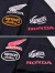 VANSON,HONDA,バンソン,ホンダ,Tシャツ,メンズ,レディ―ス,半袖,大きいサイズ,ホンダレーシング,HRC,ボーン刺繍,ボーン,骨,HRV-2402