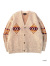 PENDLETON,ペンドルトン,カーディガン,ウール,100%,ハーディング柄,ゆったり,オーバーサイズ,Harding,5575-2001,アイボリー,ブラック