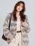 PENDLETON,ペンドルトン,カーディガン,モヘア混,シャギー,ニット,カーディガン,ダブルジャガード,ネイティブ柄,6575-6017