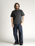Schott,ショット,Tシャツ,ヘンリーネック,シンプル,無地,綿,100%,半袖,ピグメント,オーバーダイ,7oz,顔料染め,肉厚,7825934008