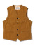 SUGAR,CANE,シュガーケーン,ベスト,メンズ,レディース,おしゃれ,綿,前開き,ユニセックス,13oz.,BROWN,DUCK,WORK,VEST,SC14375