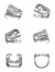TENDERLOIN,テンダーロイン,ホースシューリング,ラボグロウンダイヤモンド,シルバー925,HORSESHOE,RING,Lab-Grown,Diamonds,SV925