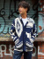 TMT,カーディガン,ニット,レディース,メンズ,柄,ネイティブ柄,アシンメトリー,NATIVE,KNIT,CARDIGAN,TKNF2401