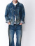 TMT,デニム,ジャケット,メンズ,大戦モデル,1st,HQ,DENIM,TRUCKER,JACKET,vintage,processing,Tバック,センターセパレート,TJKT9906