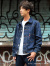 TMT,デニム,ジャケット,メンズ,大戦モデル,1st,HQ,DENIM,TRUCKER,JACKET,バック,センターセパレート,おしゃれ,かっこいい,TJKF24SP01