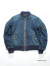 TMT,デニム,ジャケット,MA-1,中綿,ボンバージャケット,INDIGO,INDIGO,LIGHT,経年変化,加工,TJKF2502,MA-1,DENIM,JACKET