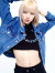ACME',DE,LA,VIE,ADLV,アクメドラビ,LISA,Tシャツ,レディース,おしゃれ,ダンス,ショート丈,BLACKPINK,ブラックピンク,リサ,ADLV-10