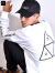 HUF,ハフ,ロンT,Tシャツ,メンズ,レディース,ユニセックス,大きいサイズ,長袖,ロゴプリント,ESSENTIALS,TRIPLE,TRIANGLE,L/S,TS00506-W