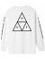 HUF,ハフ,ロンT,Tシャツ,メンズ,レディース,ユニセックス,大きいサイズ,長袖,ロゴプリント,ESSENTIALS,TRIPLE,TRIANGLE,L/S,TS00506-W
