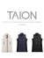 TAION,タイオン,ダウンベスト,ワンピース,レディース,シンプル,おしゃれ,かわいい,動きやすい,スポーツ,アクティブ,TAION-W002WZGST-LONG