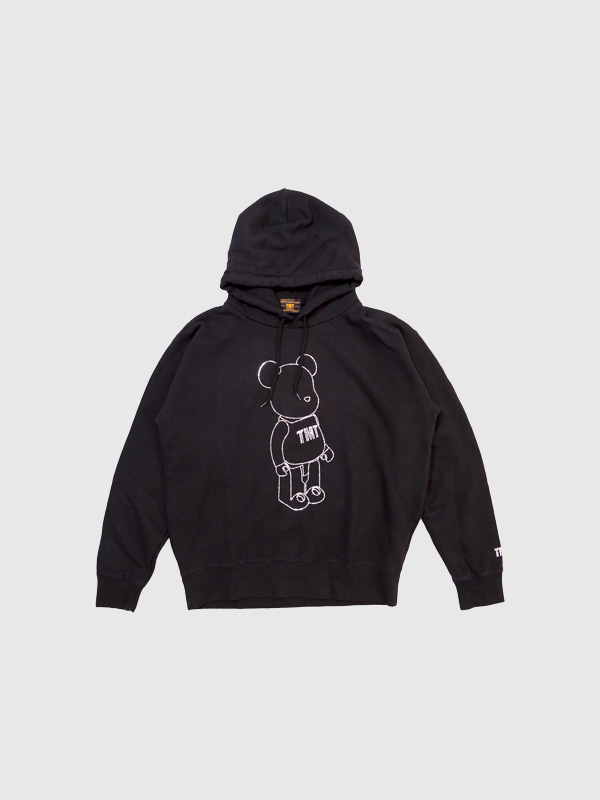 BE@RBRICK,×,TMT,ベアブリック,パーカー,プルパーカー,メンズ,綿,100％,VINTAGE,FRENCH,TERRY,PULLOVER,HOODIE,TSWF23BA05