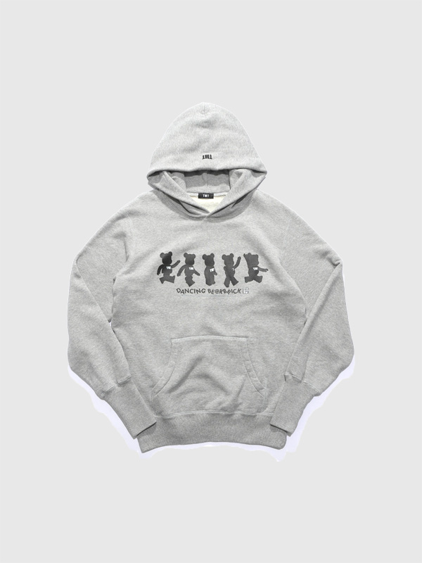 BE@RBRICK,×,TMT,ベアブリック,パーカー,プルパーカー,メンズ,ブランド,綿,100％,VINTAGE,FRENCH,TERRY,PULLOVER,HOODIE,TSWF19BA06