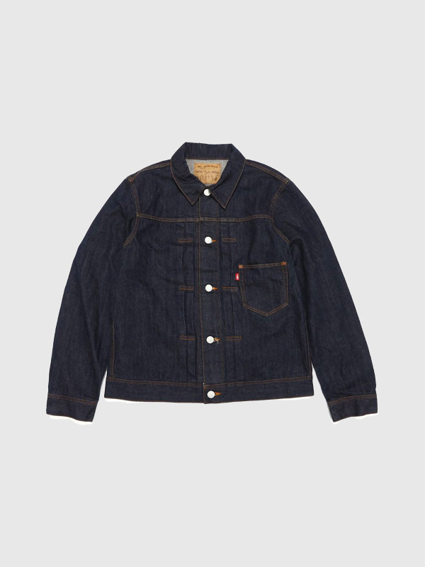 TMT,デニム,ジャケット,メンズ,大戦モデル,1st,HQ,DENIM,TRUCKER,JACKET,バック,センターセパレート,おしゃれ,かっこいい,TJKF24SP01