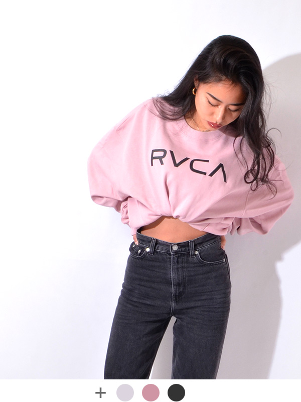 完売必須 大人気 RVCA STACKHOUSE CR トレーナー 袖がPOINT RVCA/ルーカ メンズ トレーナー STACKHOUSE CR 2024