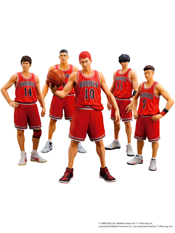 SHOHOKU バスケットボールフィギュア セット SLAM DUNK スラムダンク フィギュア One and Only SHOHOKU