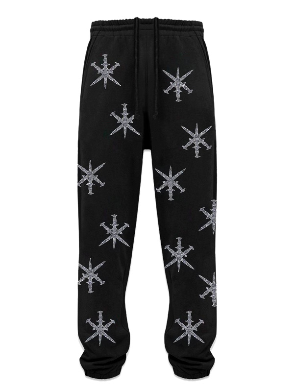 UNKNOWN,アンノウン,パンツ,スウェットパンツ,レディース,メンズ,ユニセックス,ブランド,ジョガーパンツ,DAGGER,RHINSTONE,JOGGER