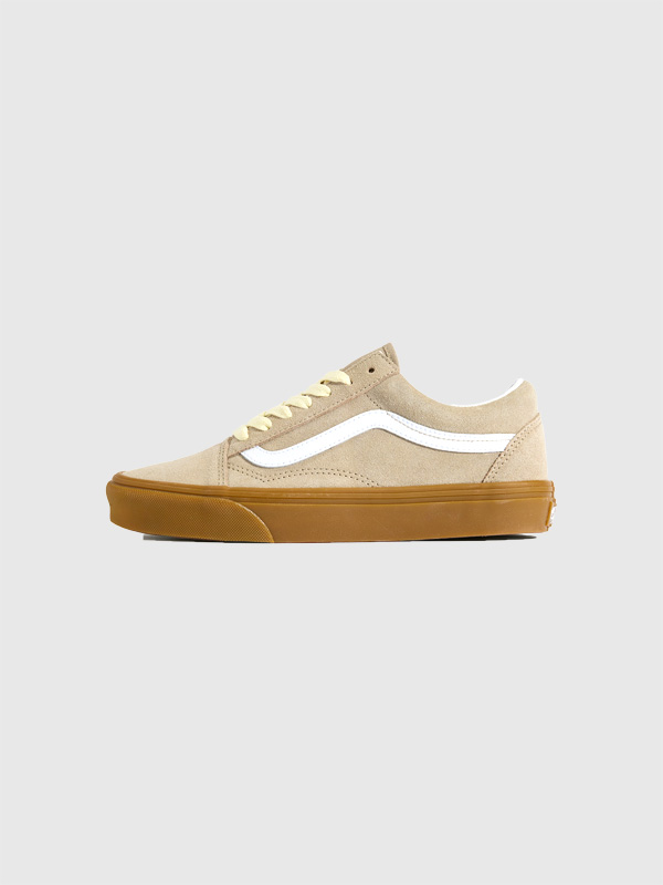 VANS,ヴァンズ,バンズ,オールドスクール,レザー,スエード,ガム,アルミニウム,ガムソール,ベージュ,VN000D6W1O3,Old,Skool,GUM,ALUMINUM