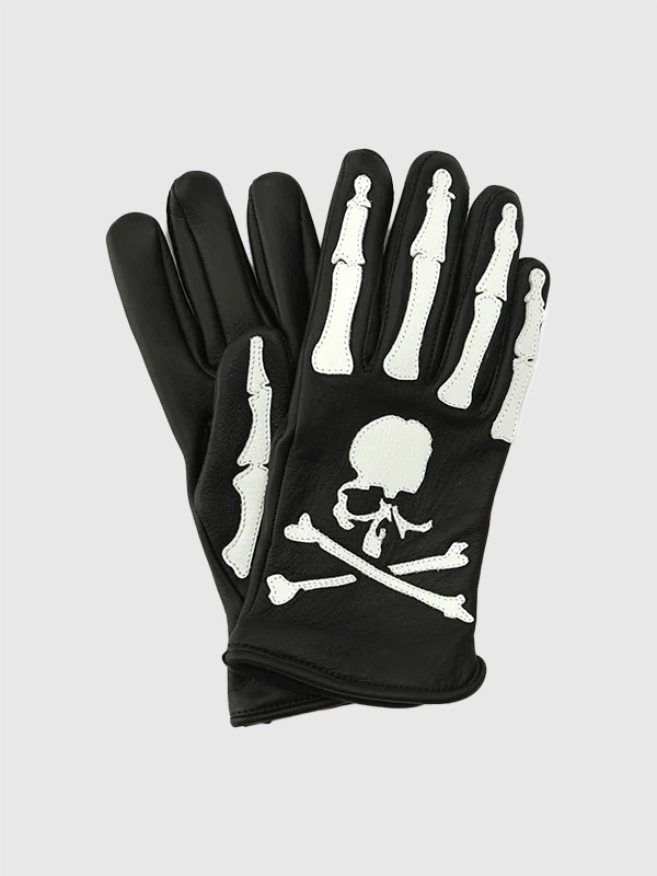 VANSON,×,MASTERMIND,WORLD,BONE,GLOVES,CUSTOM,マスターマインド,ワールド,バンソン,レザー,グローブ,手袋,メンズ,MW24C13-GL100