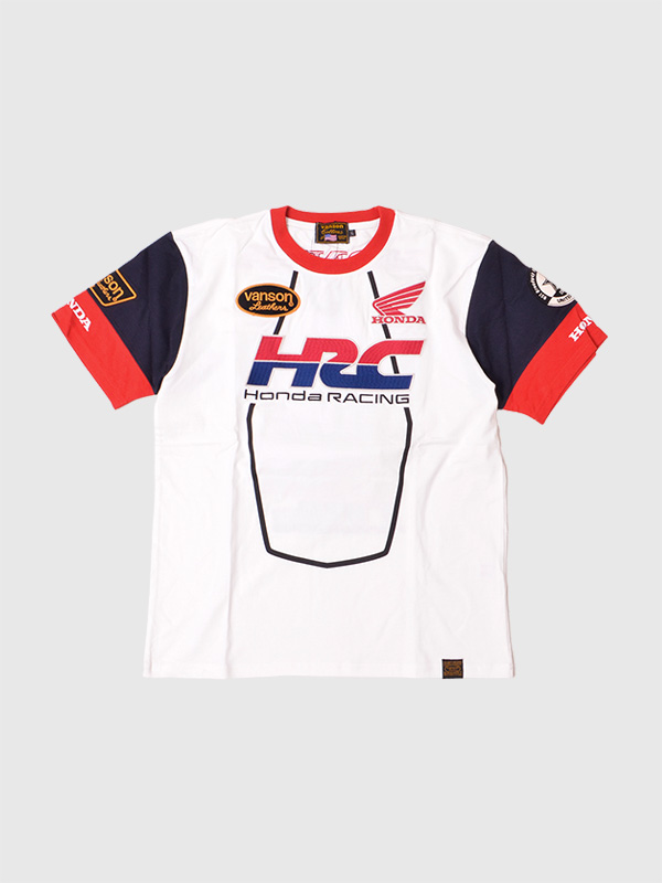 VANSON,HONDA,バンソン,ホンダ,Tシャツ,メンズ,レディ―ス,半袖,大きいサイズ,ホンダレーシング,HRC,HRV-2405