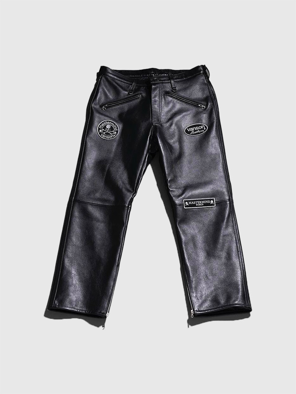 VANSON,MASTERMIND,WORLD,マスターマインド,バンソン,レザーパンツ,メンズ,レディース,革パン,皮パン,ブランド,MW24C13-PA100