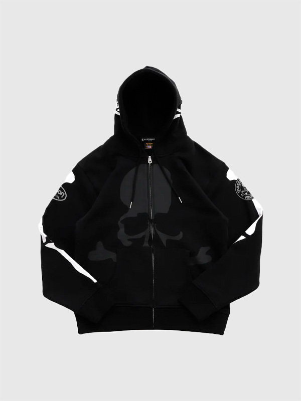 mastermind　vanson スカル 骨格デザイン パーカー VANSON × MASTERMIND WORLD BOXY BONE HOODIE マスターマインド