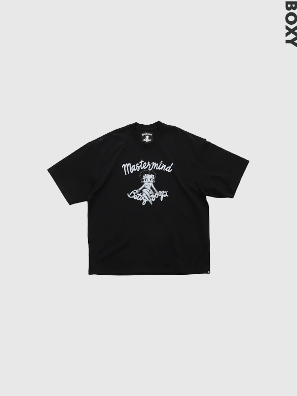 ファッション,通販,MASTERMIND,WORLD,×,BETTY,BOOP,マスターマインド,ワールド,Tシャツ,半袖,ベティちゃん,コラボ,スカル,MW25C15-TS201