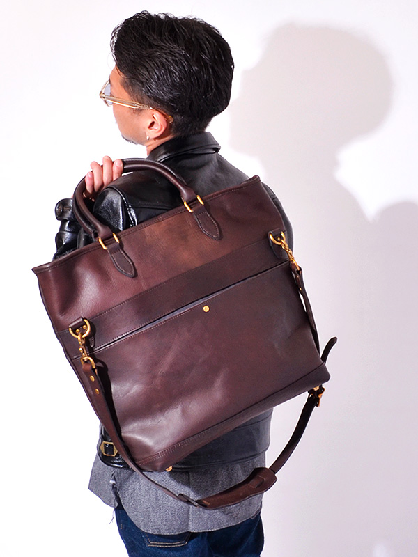 VASCO Classic メンズ　フラップ　大型トートバッグ vasco 最大56% 11/30まで トートバッグ メンズ レザー 本革 大容量